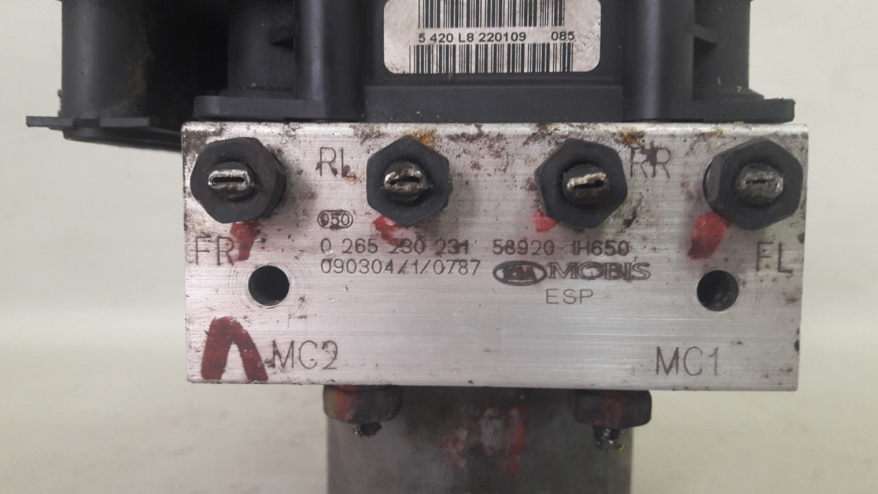 ABS ELEKTRONIKA KIA CEED > 09-12 589201H650 0265950938
