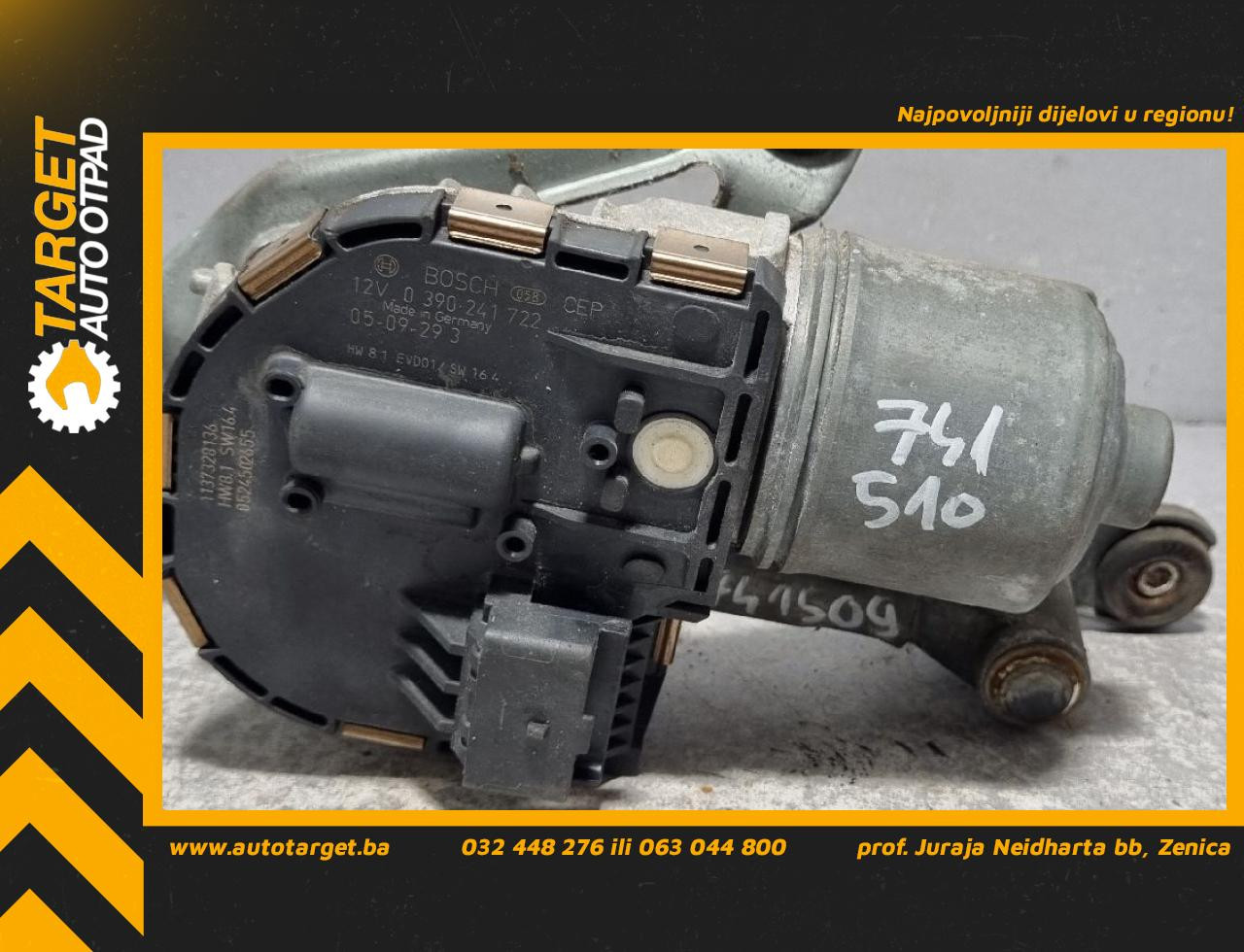 MOTORIC PREDNJEG BRISACA PEUGEOT 407 > 04-07 1137328136