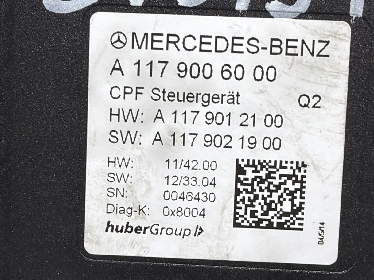 ELEKTRONIKA MODUL MERCEDES GLA (X156) > 13-16 A1179006000