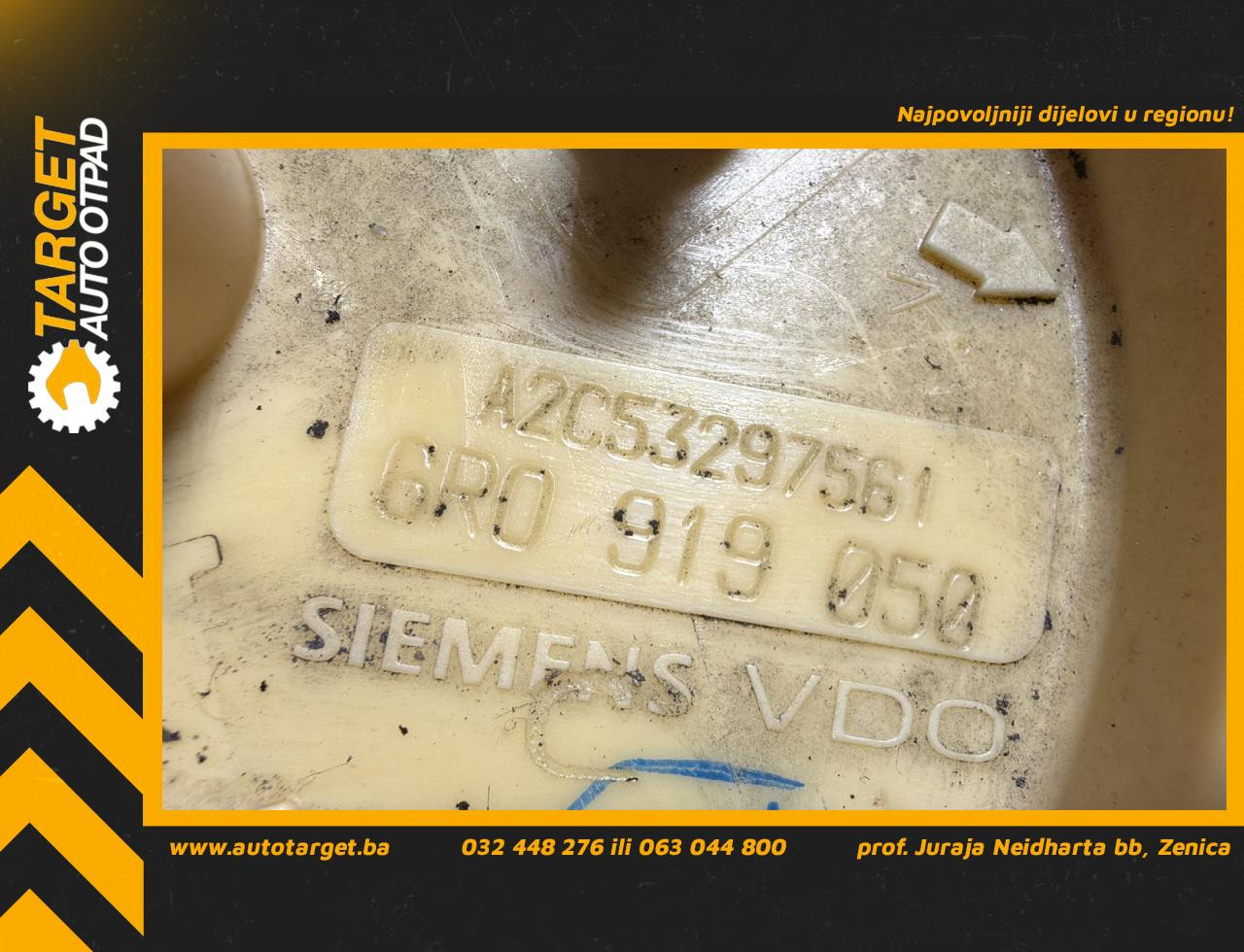 DIJELOVI PUMPA GORIVA U REZERVOARU VW POLO > 09-14 1.6 6R0919050