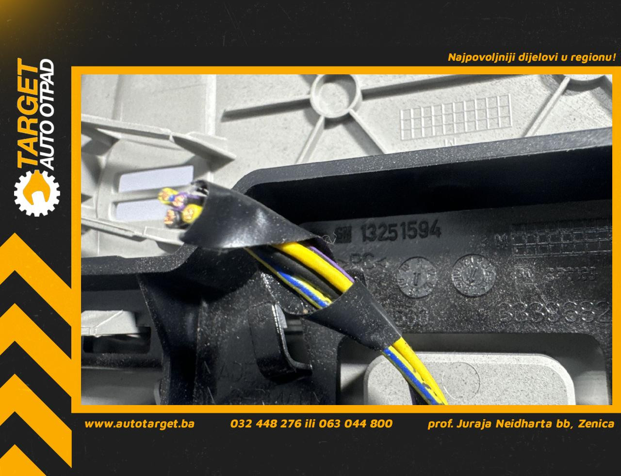 DIJELOVI RASVJETA U KABINI OPEL INSIGNIA > 09-13 13339682