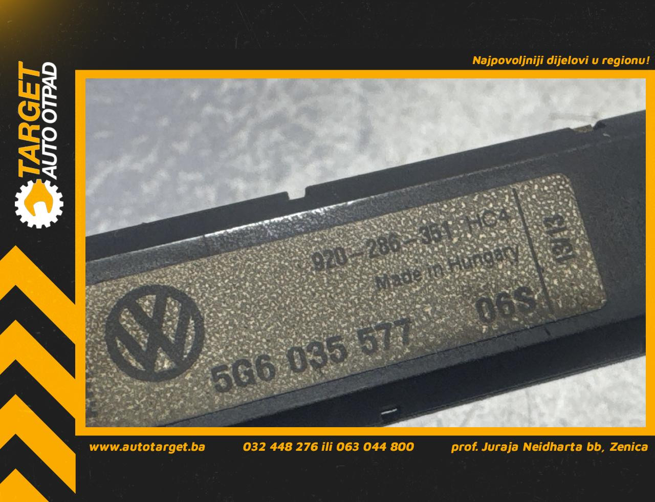 DIJELOVI ANTENA VW GOLF 7 > 12-16 2.0 5G6035577
