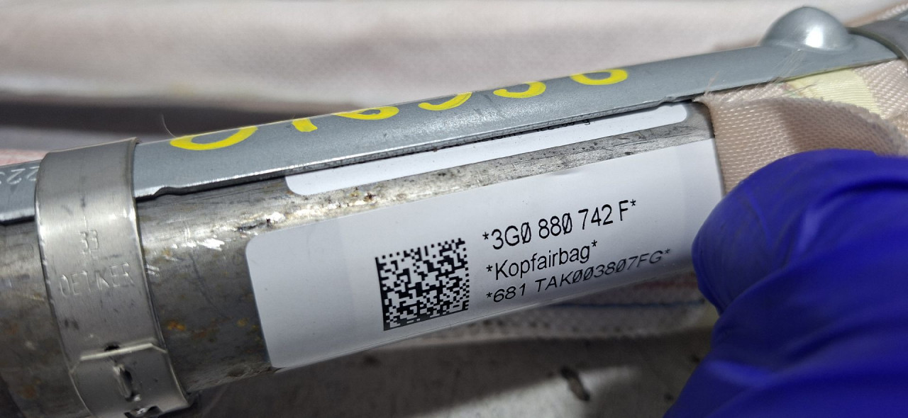 DIJELOVI KROVNI AIRBAG VW PASSAT B8 > 14-19 2.0 3G0880742F