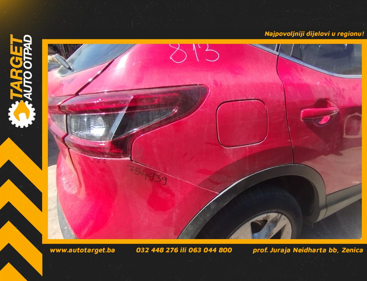 DIJELOVI POLUSTRANICA NISSAN QASHQAI > 17-21 1.5