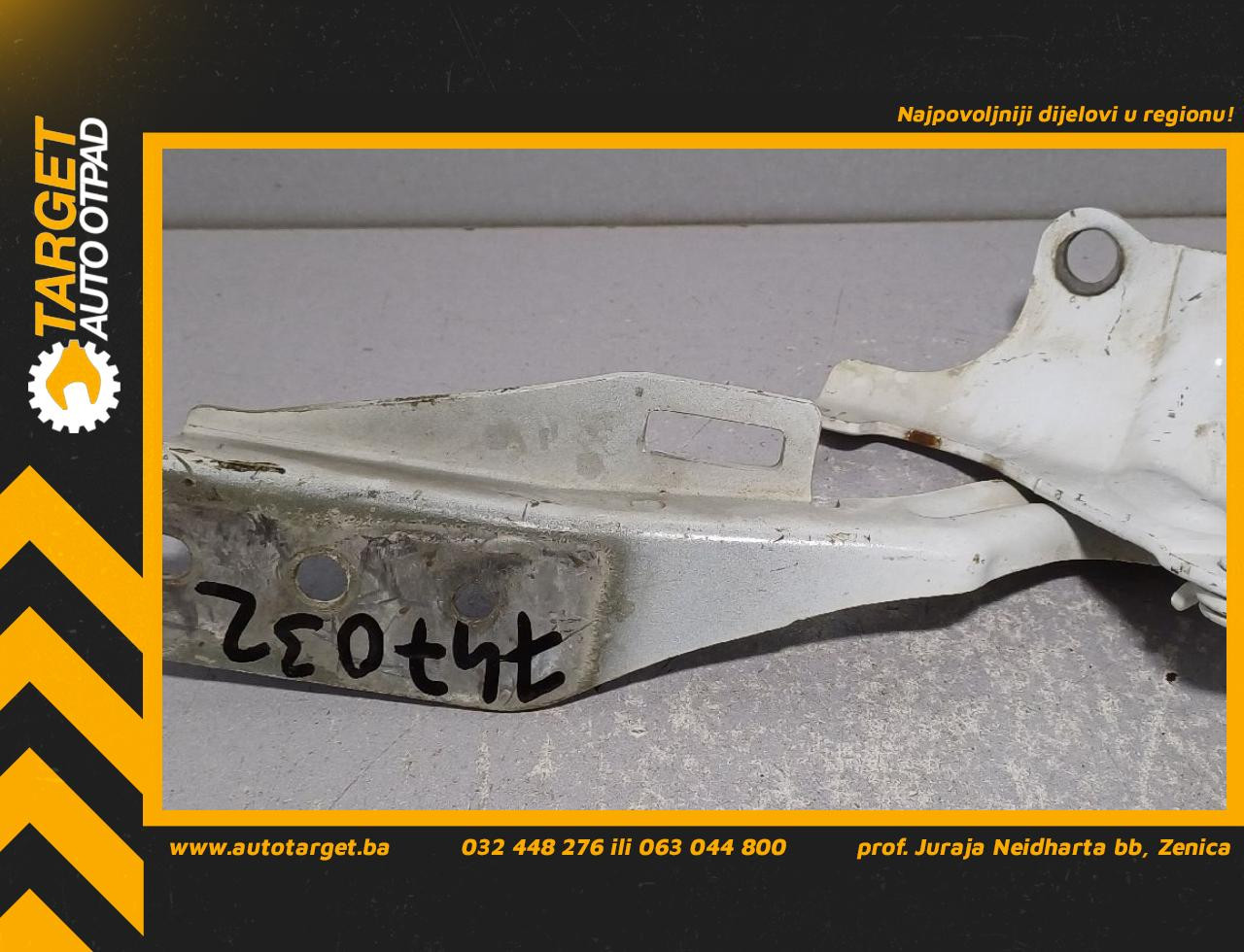 DIJELOVI SKARE OD HAUBE FORD RANGER > 16- AB3916800AB