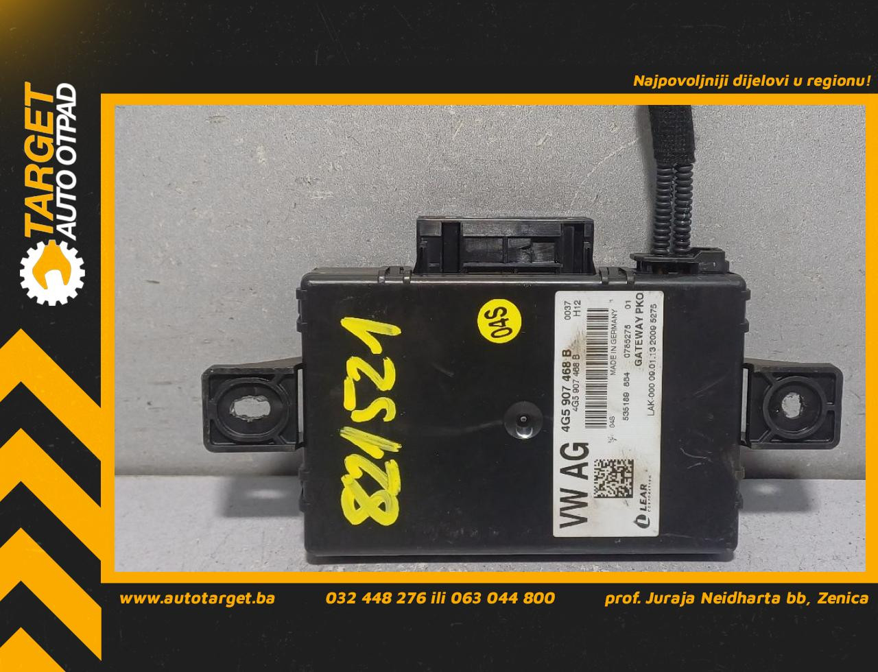 ELEKTRONIKA MODUL AUDI A6 4G > 11-14 4G5907468B