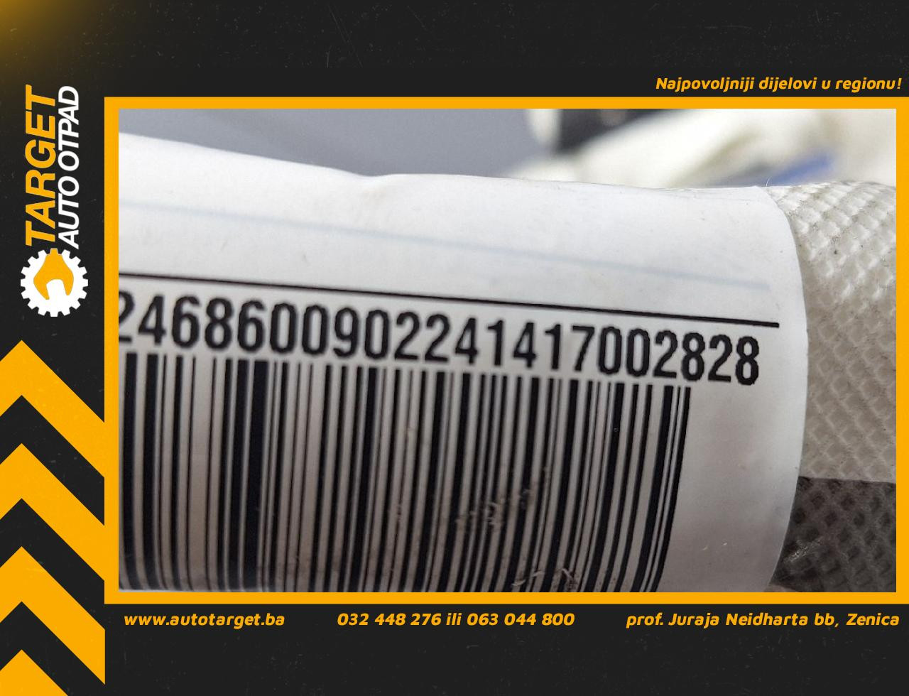 KROVNI AIRBAG MERCEDES B KLASA (W246) > 14-19 2468600902