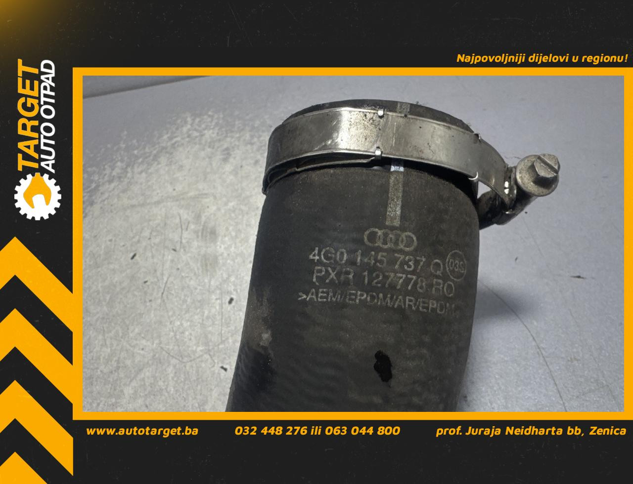 DIJELOVI CRIJEVO INTERKULERA AUDI A6 4G > 11-14 2.0 4G0145737Q