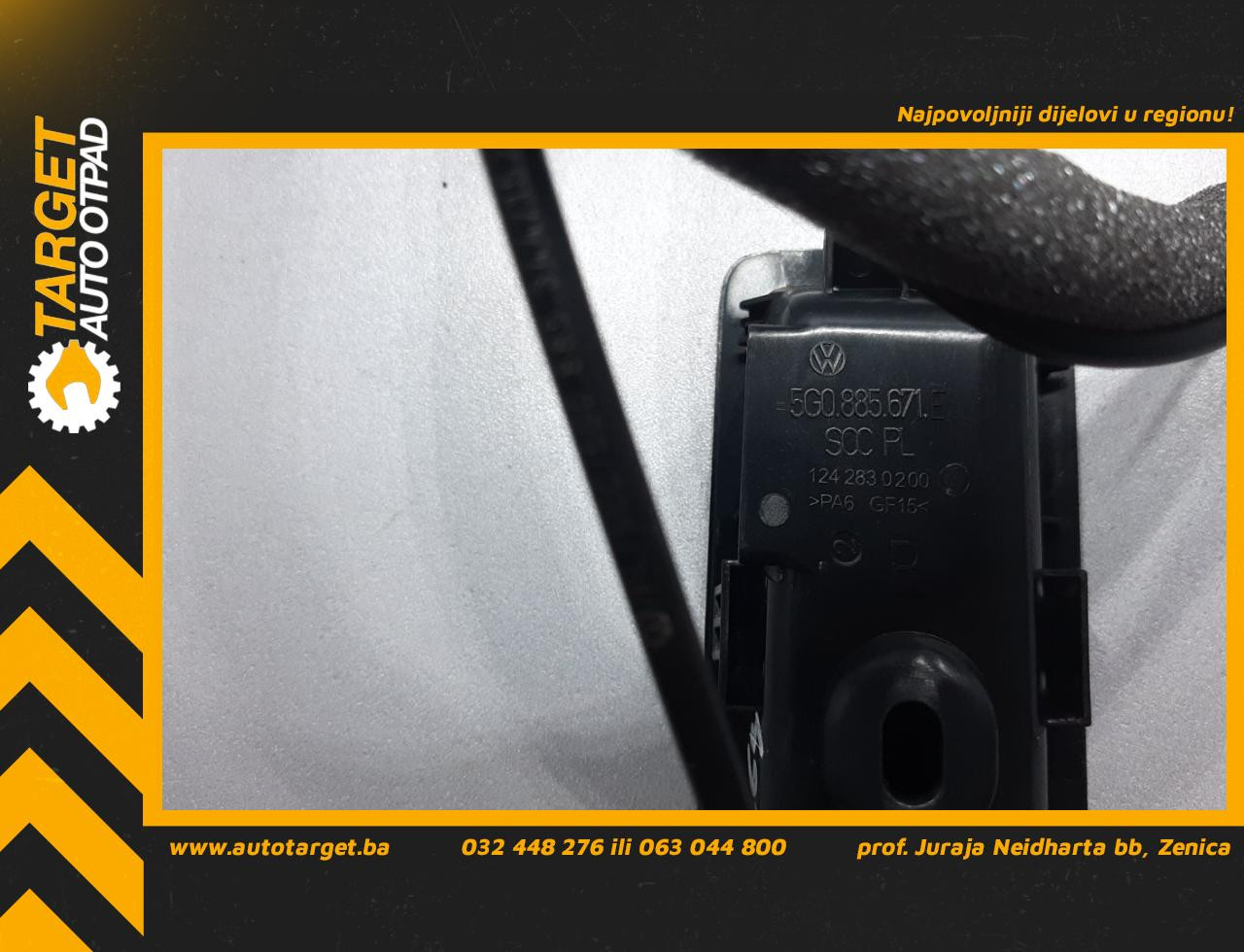 DIJELOVI PREKIDAC VW GOLF 7 > 12-16 5G0885671E