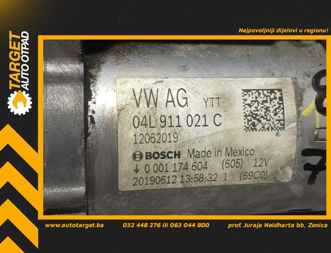 DIJELOVI ALNASER AUDI Q5 (FY) > 17 - 20  2.0 04L911021C