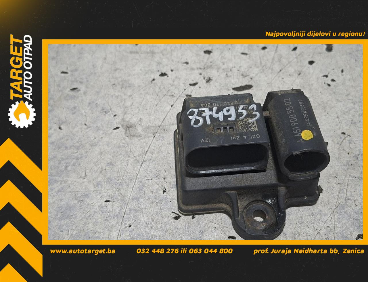 ELEKTRONIKA RELEJ MERCEDES C KLASA (W204) > 11-13 A6519005502