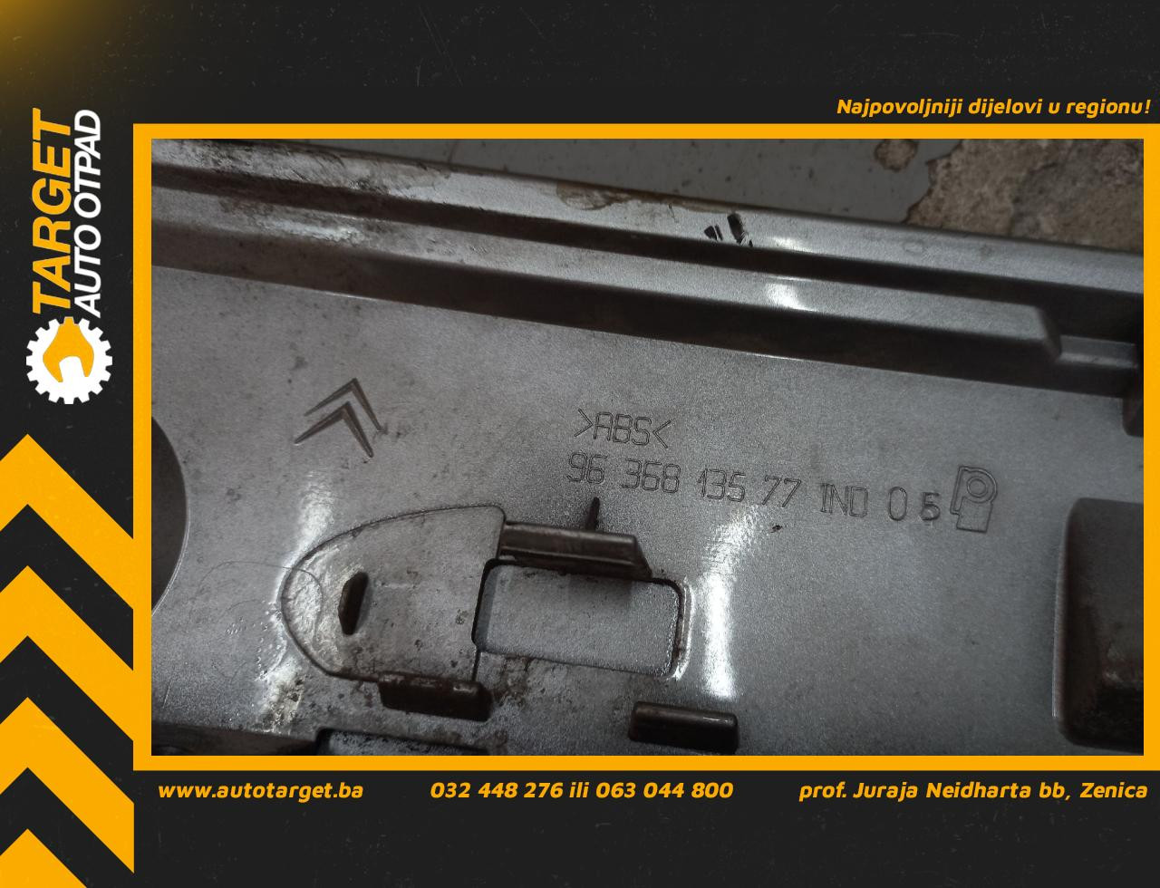 DIJELOVI SPOJLER CITROEN C5 > 01-04 9636813577