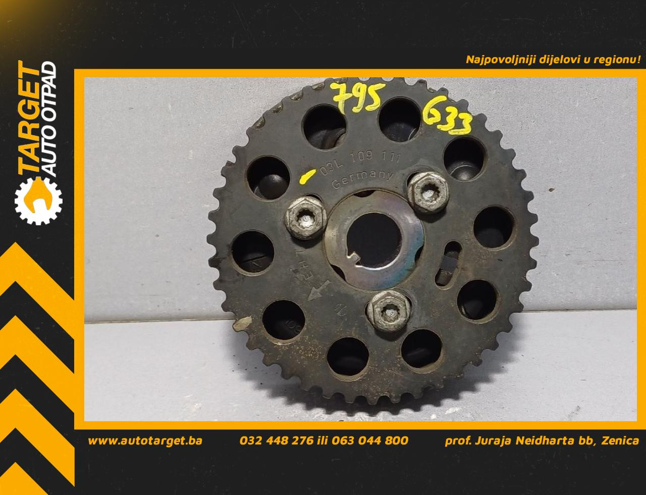 DIJELOVI REMENICA VW CADDY > 10-15 03L109111