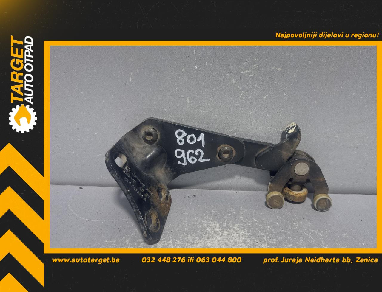 DIJELOVI KLIZAC VW CADDY > 03-10 1.9 2K0843398A