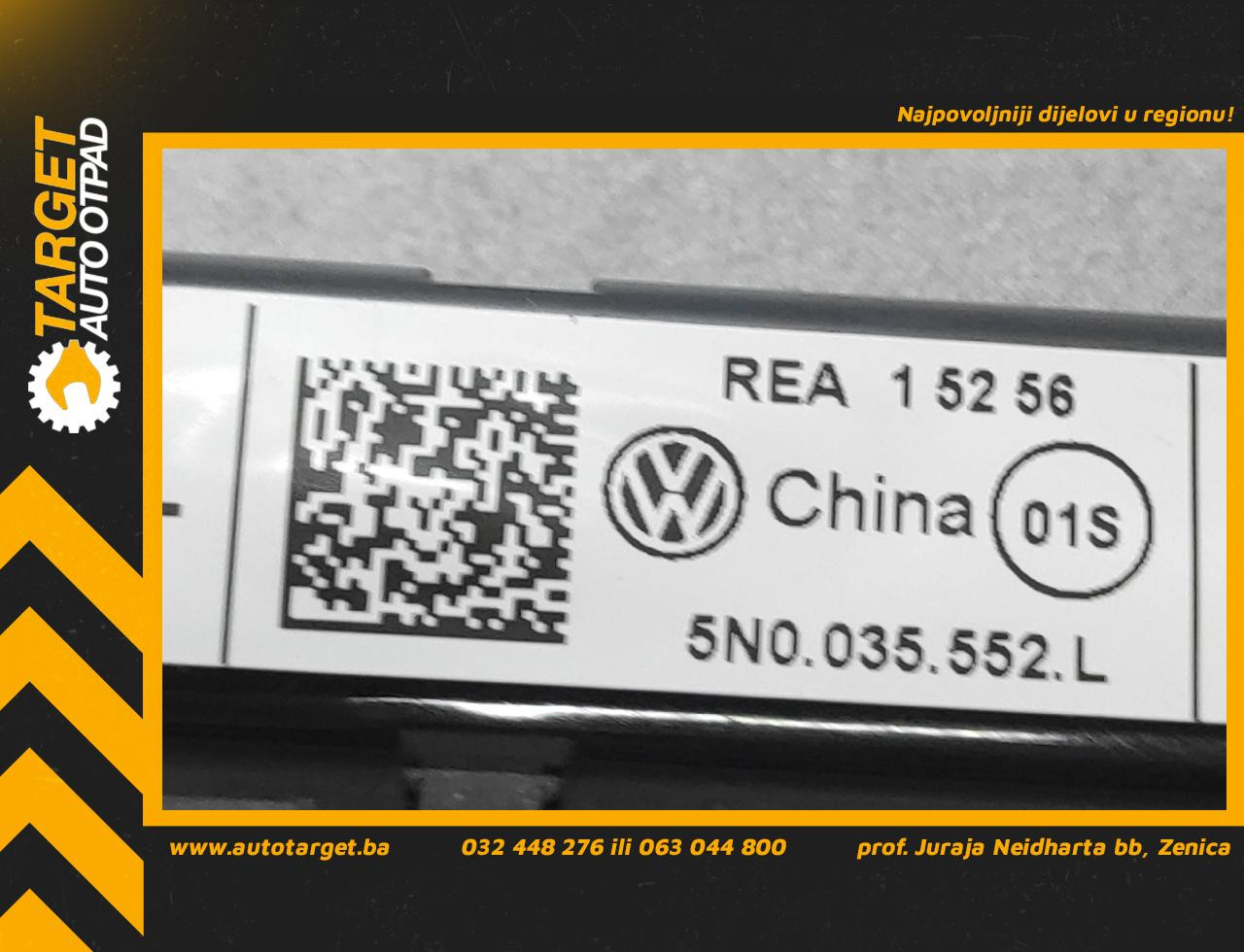 DIJELOVI ANTENA VW TIGUAN > 11-15 1.4 5N0035552L