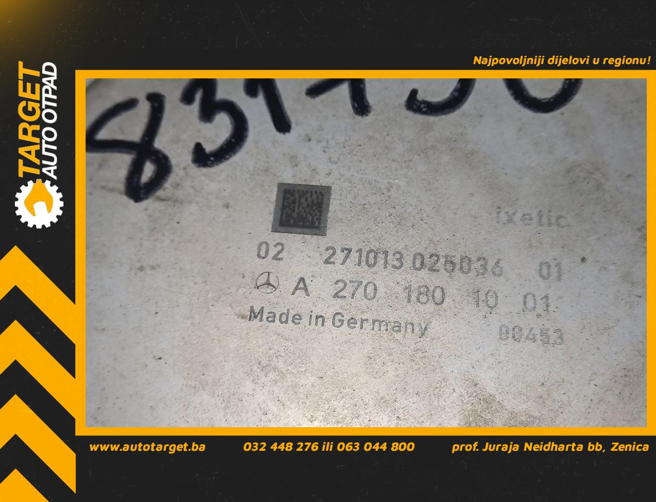 VAKUM PUMPA MERCEDES A KLASA (W176) > 12-15 A2701801001