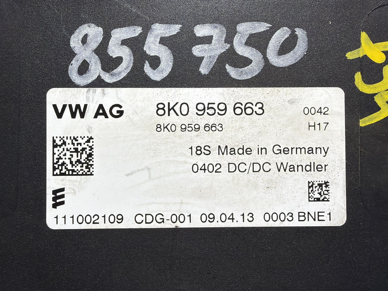 DIJELOVI ELEKTRONIKA MODUL AUDI A4 (B8) > 12-15 8K0959663