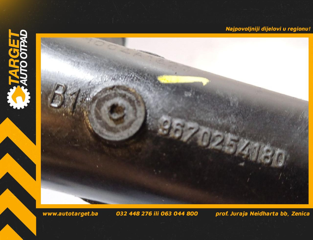 DIJELOVI CRIJEVO CITROEN C4 PICASSO > 10-13 1.6 9670254180