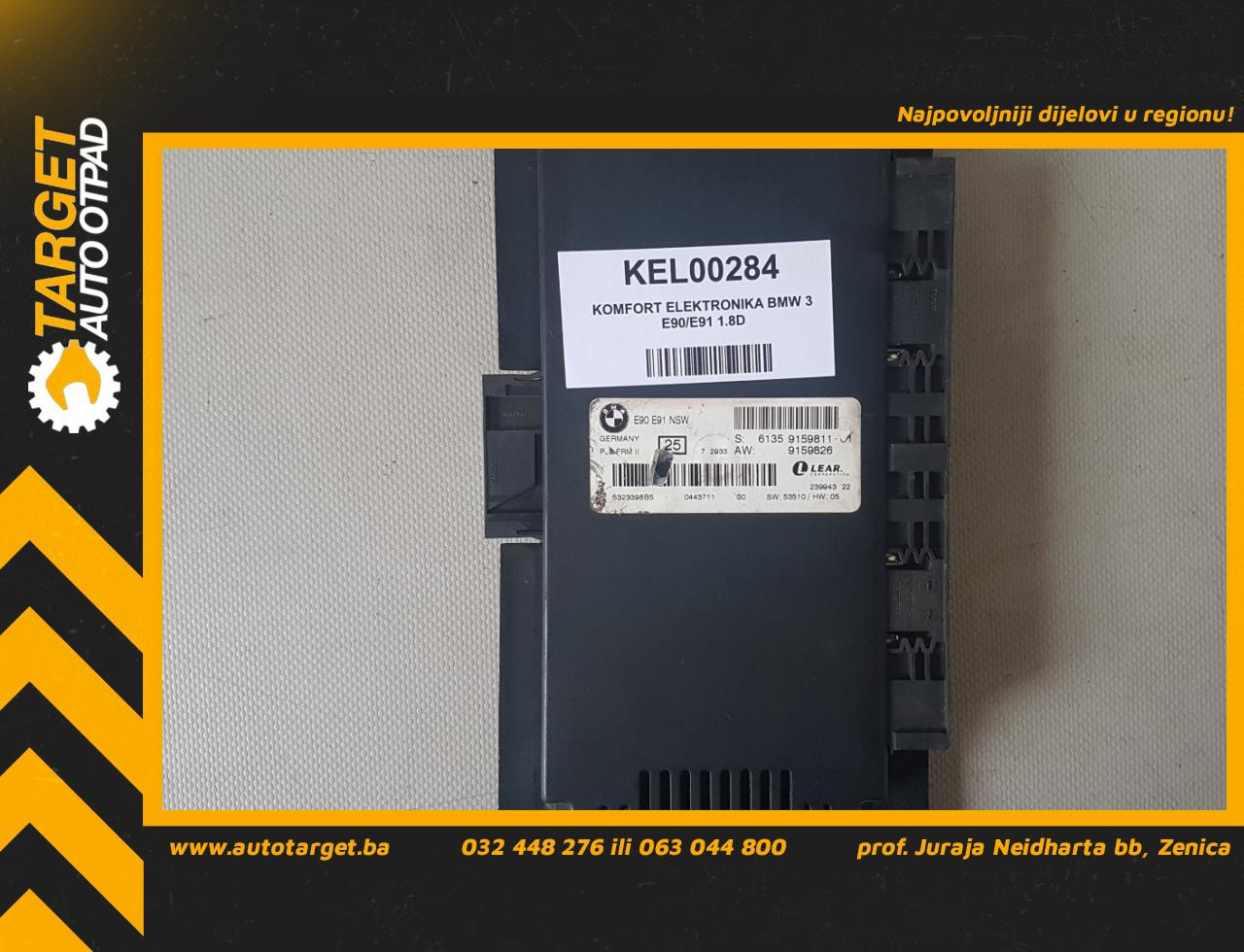 KOMFORT ELEKTRONIKA BMW SERIJA 3 (E90/E91) > 05-08 6135