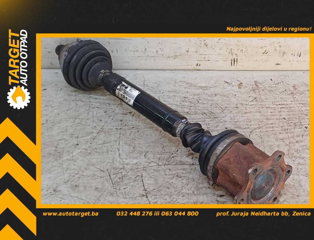 DIJELOVI POLUOSOVINA VW PASSAT B6 > 05-10 2.0 3C0407272CB