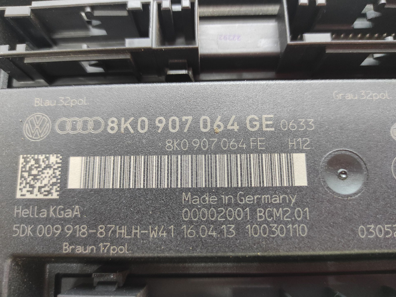KOMFORT ELEKTRONIKA AUDI A4 (B8) > 12-15 8K0907064GE