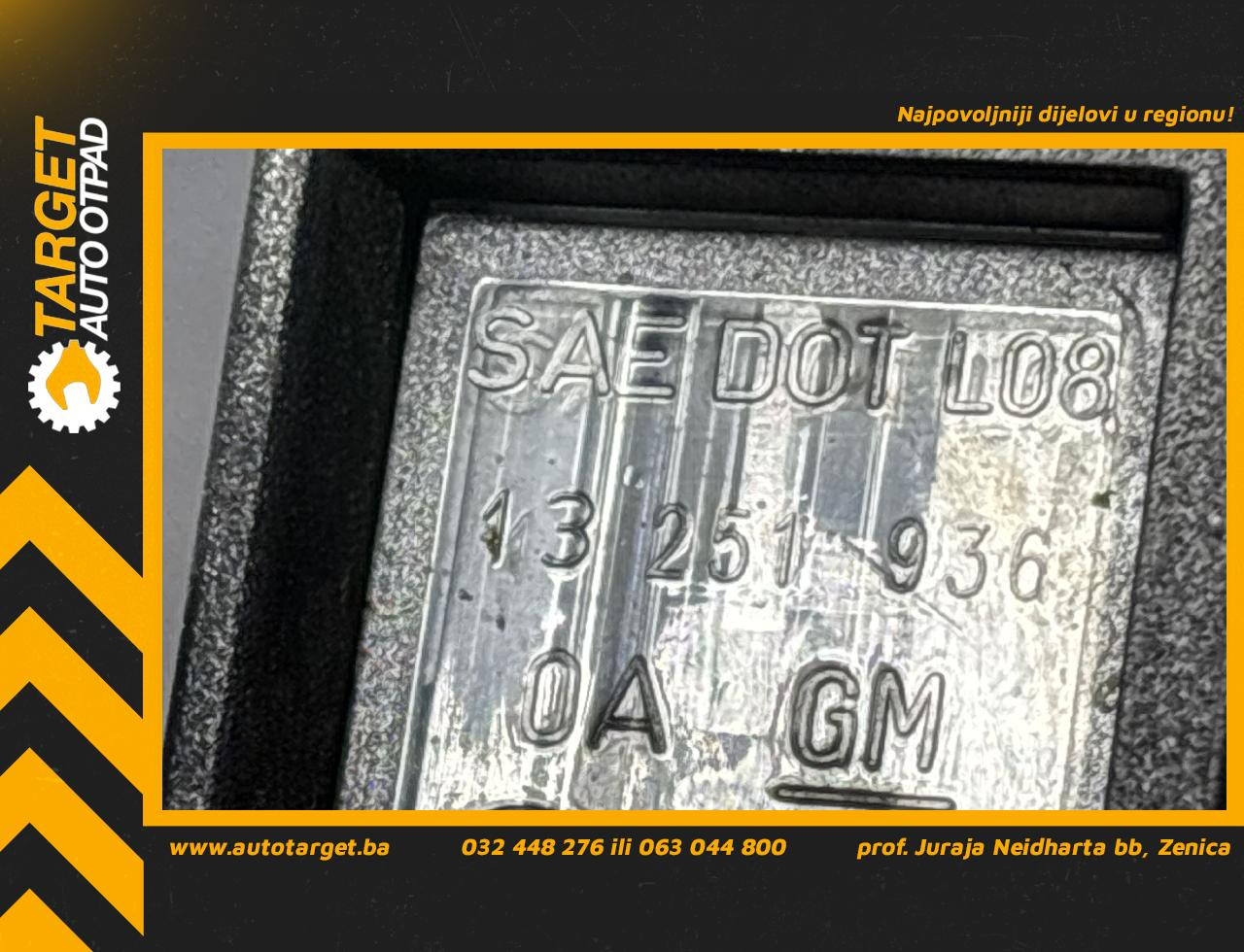 DIJELOVI RASVJETA TABLICA VW SPORTSVAN 14- 1.6 13251936
