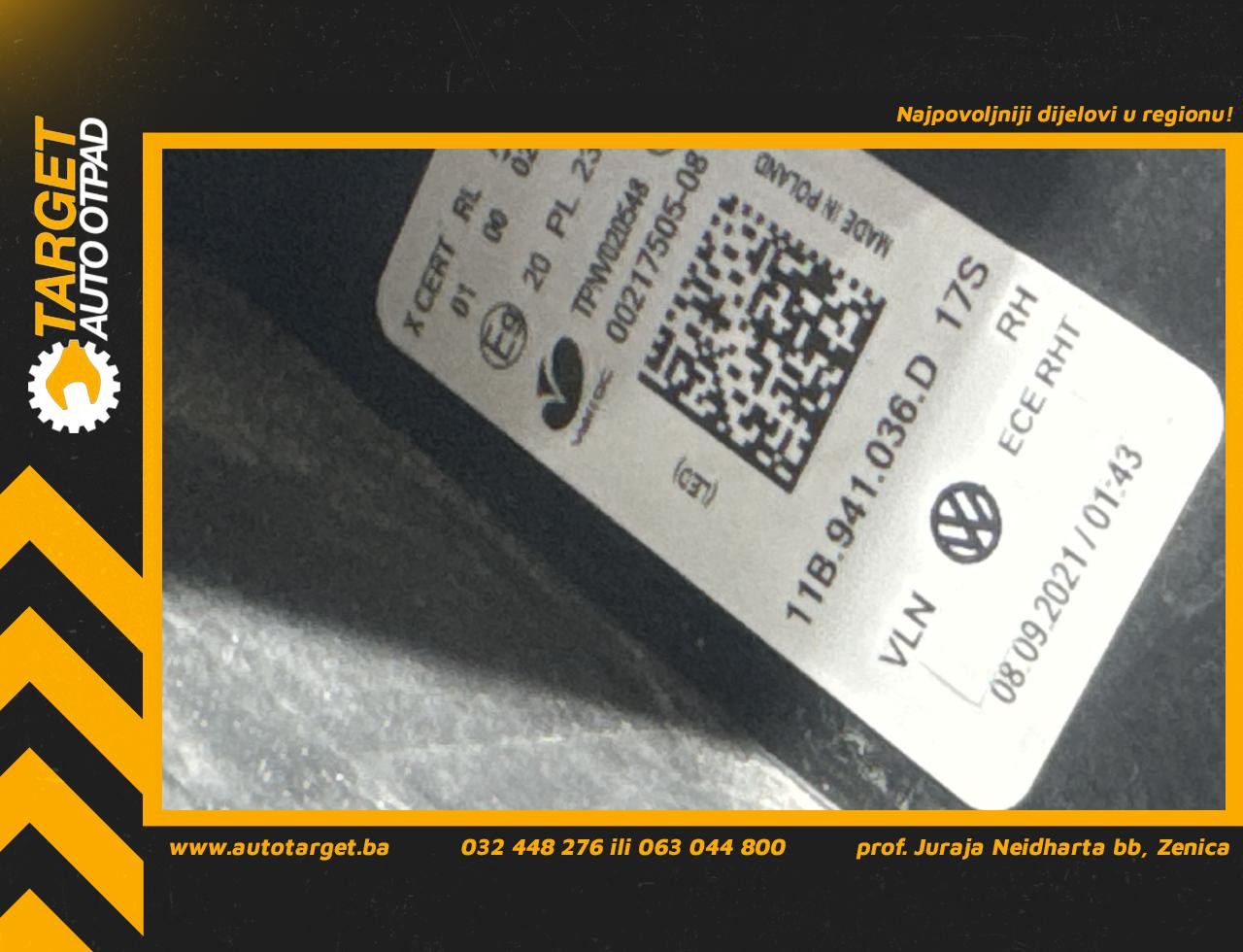 DIJELOVI FAR VW ID.4 > 20- 11B941036D