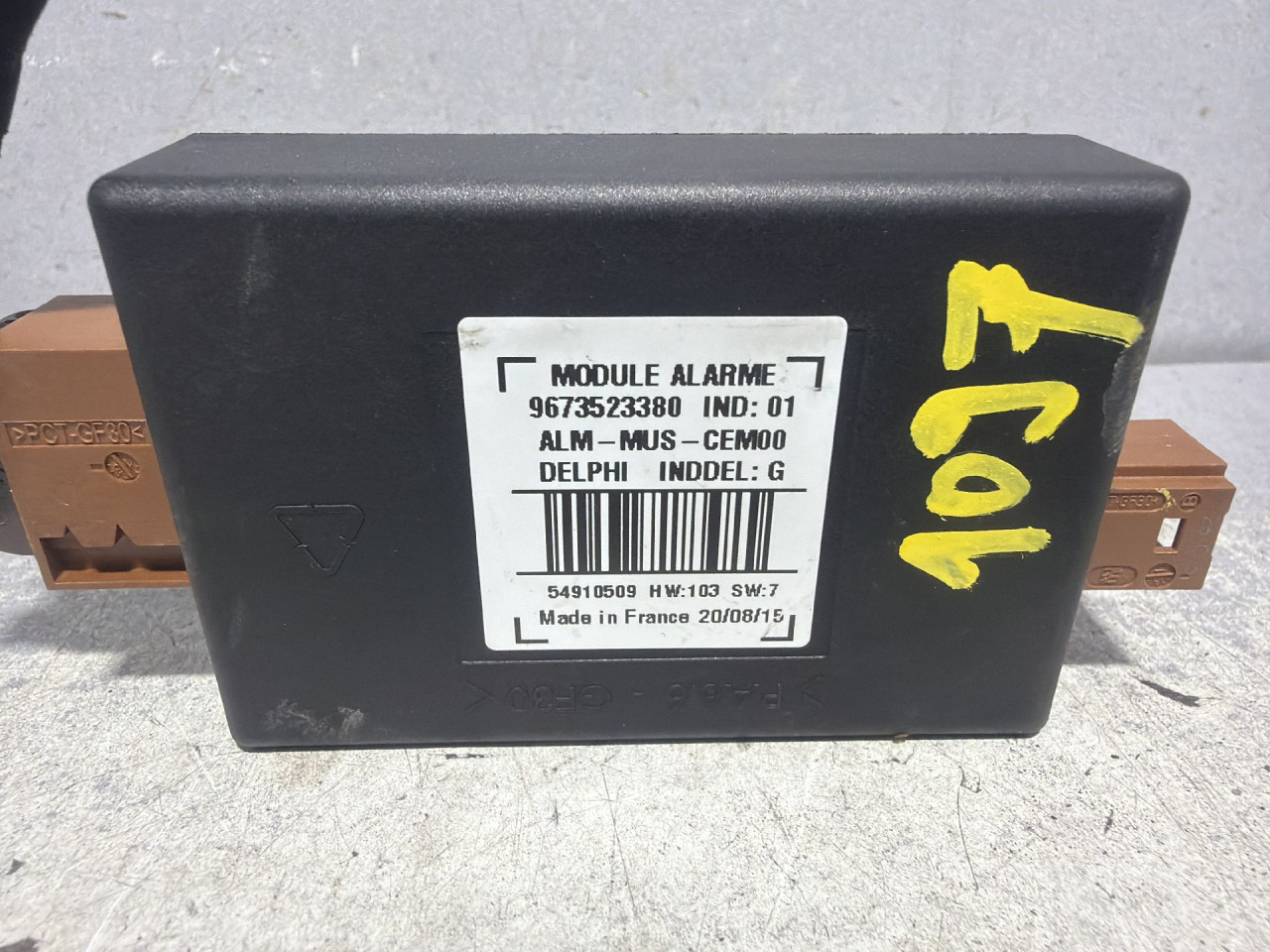 DIJELOVI ELEKTRONIKA ALARMA PEUGEOT 308 > 13-17 9673523380