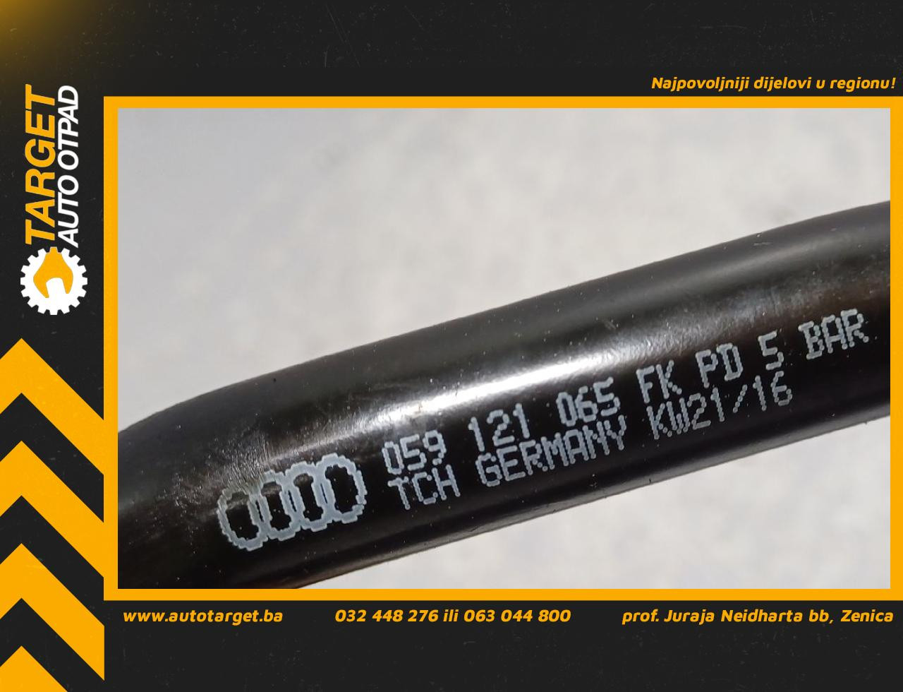 DIJELOVI CRIJEVO AUDI A6 4G > 14-18 3.0 059121065FK