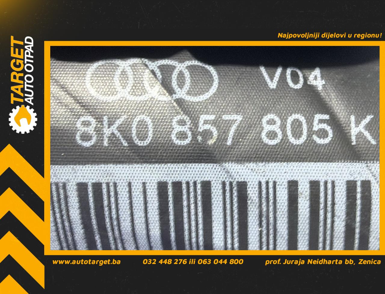 DIJELOVI POJAS AUDI A4 (B8) > 07-11 2.0 8K0857805K
