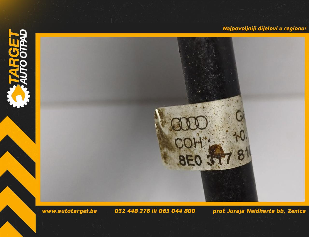 DIJELOVI CRIJEVO AUDI A3 (8V1/8VA) > 12-16 8E0317818AC