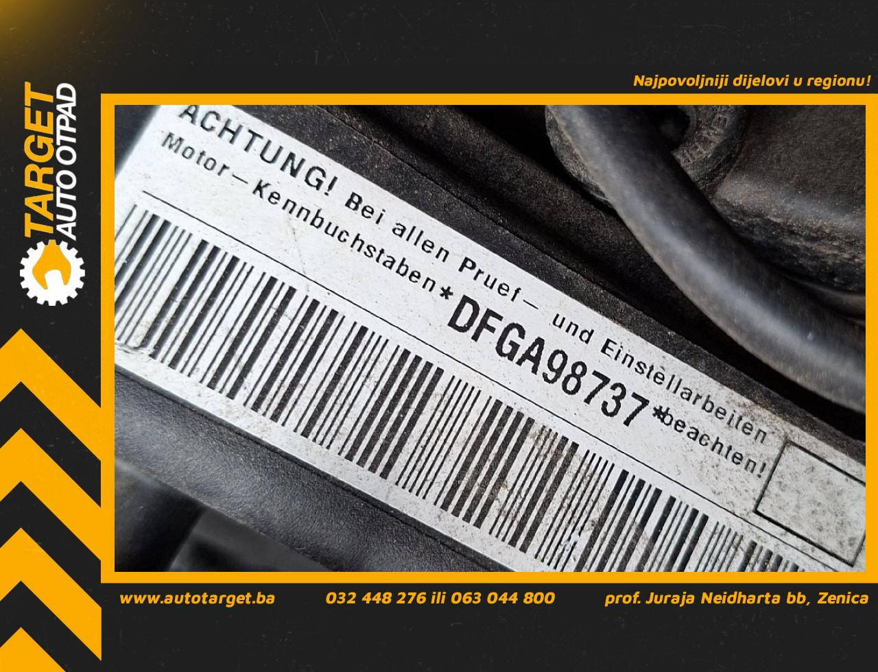 DIJELOVI MOTOR VW TIGUAN > 16-20 2.0 DFG