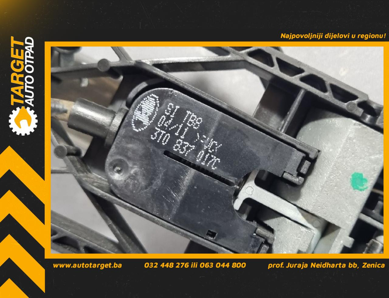 DIJELOVI RUCKA VRATA SKODA FABIA > 07-10 3T0837017C