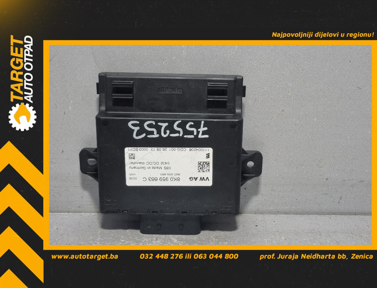 DIJELOVI ELEKTRONIKA MODUL AUDI A8 (4H) > 10-14 3.0 8K0959663C