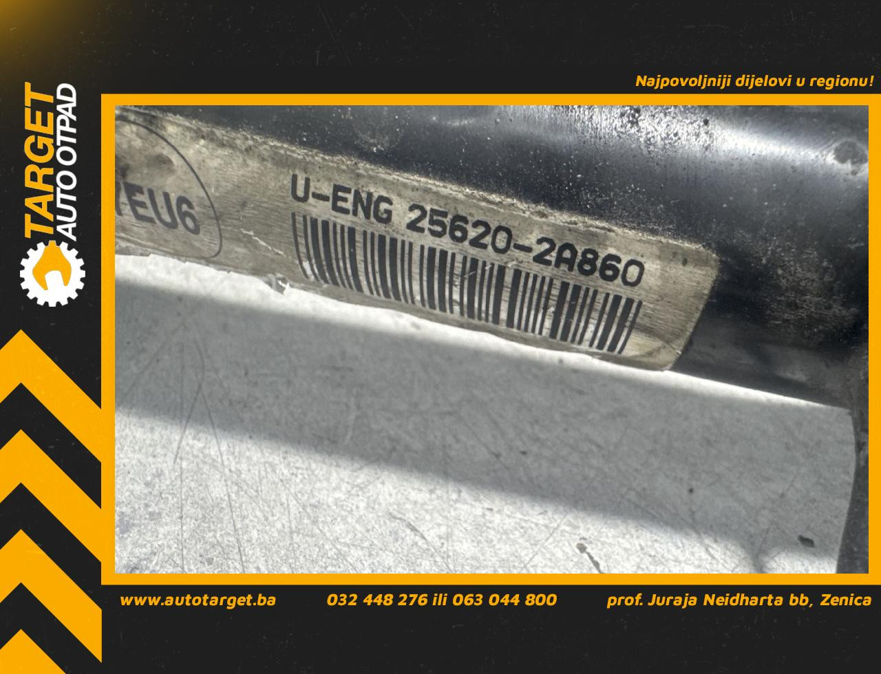 DIJELOVI CRIJEVO HYUNDAI TUCSON > 15-20 1.7 256202A860