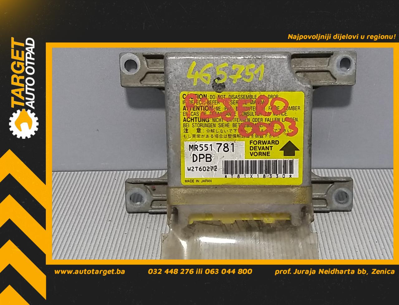 ELEKTRONIKA MODUL MITSUBISHI PAJERO > 97-04 MR551781