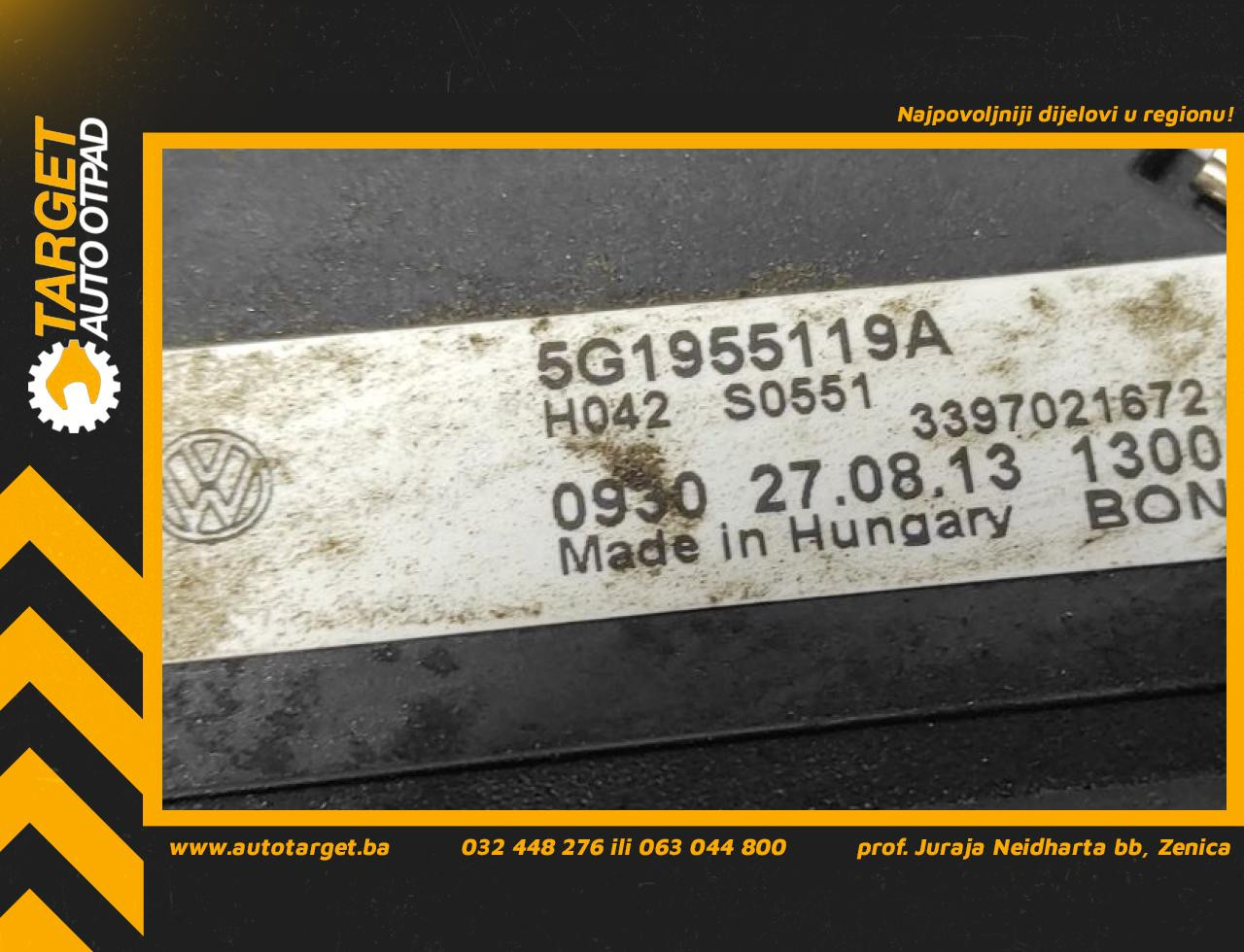 MOTORIC PREDNJEG BRISACA VW GOLF 7 > 12-16 5G1955119A