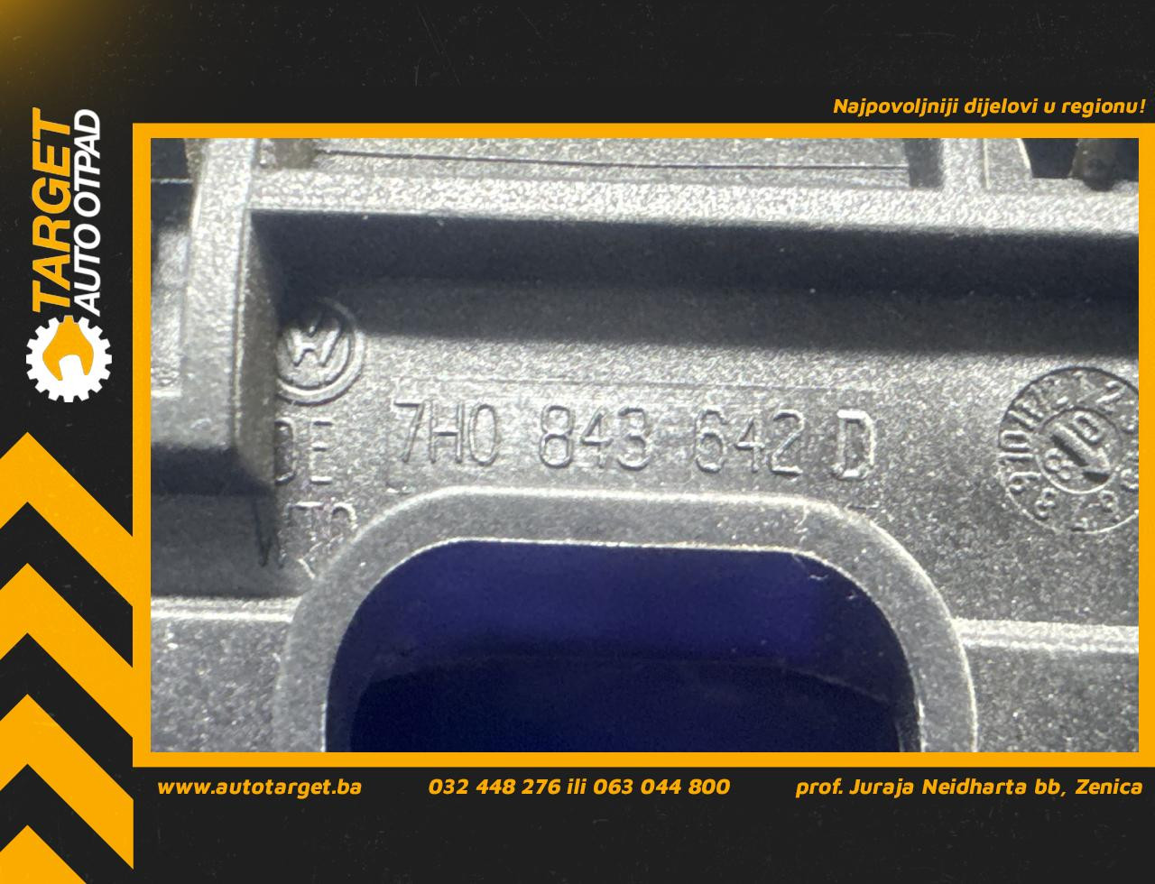DIJELOVI RUCKA VRATA VW CADDY > 03-10 1.9 7H0843642D