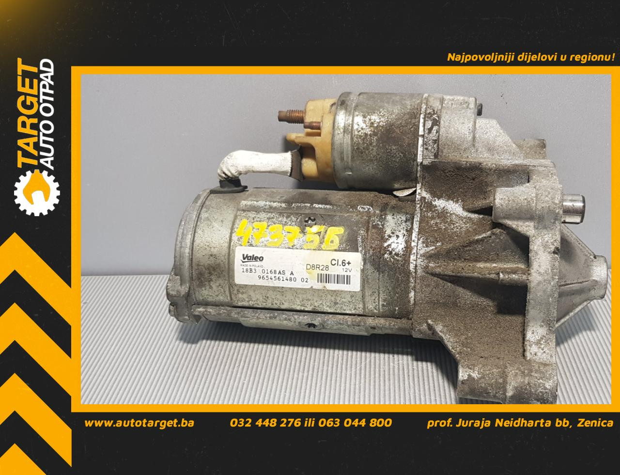 DIJELOVI ALNASER CITROEN C4 > 04-08 9654561480