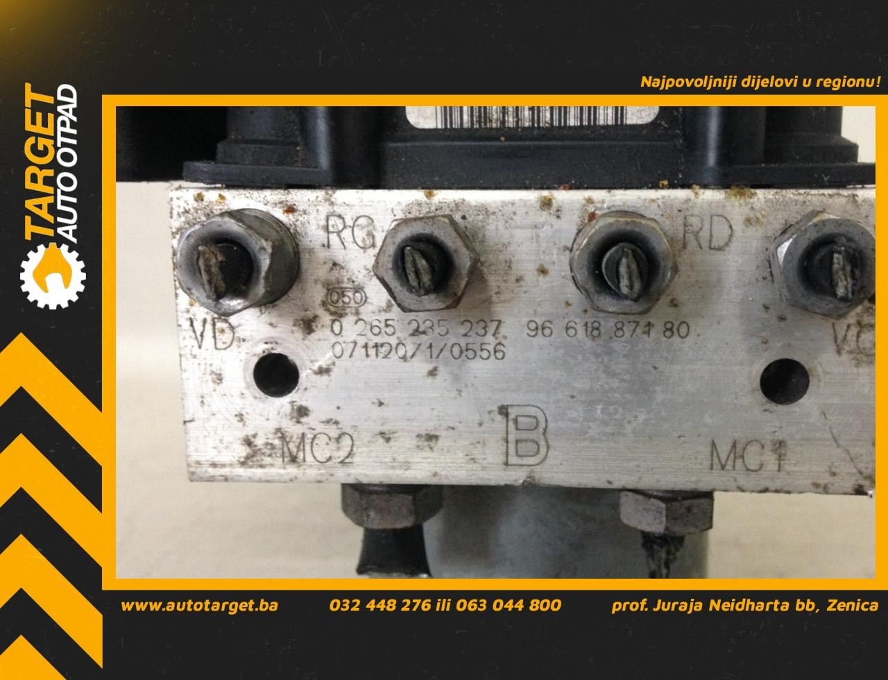 ABS ELEKTRONIKA CITROEN C4 > 04-08 9661887180 0265235237