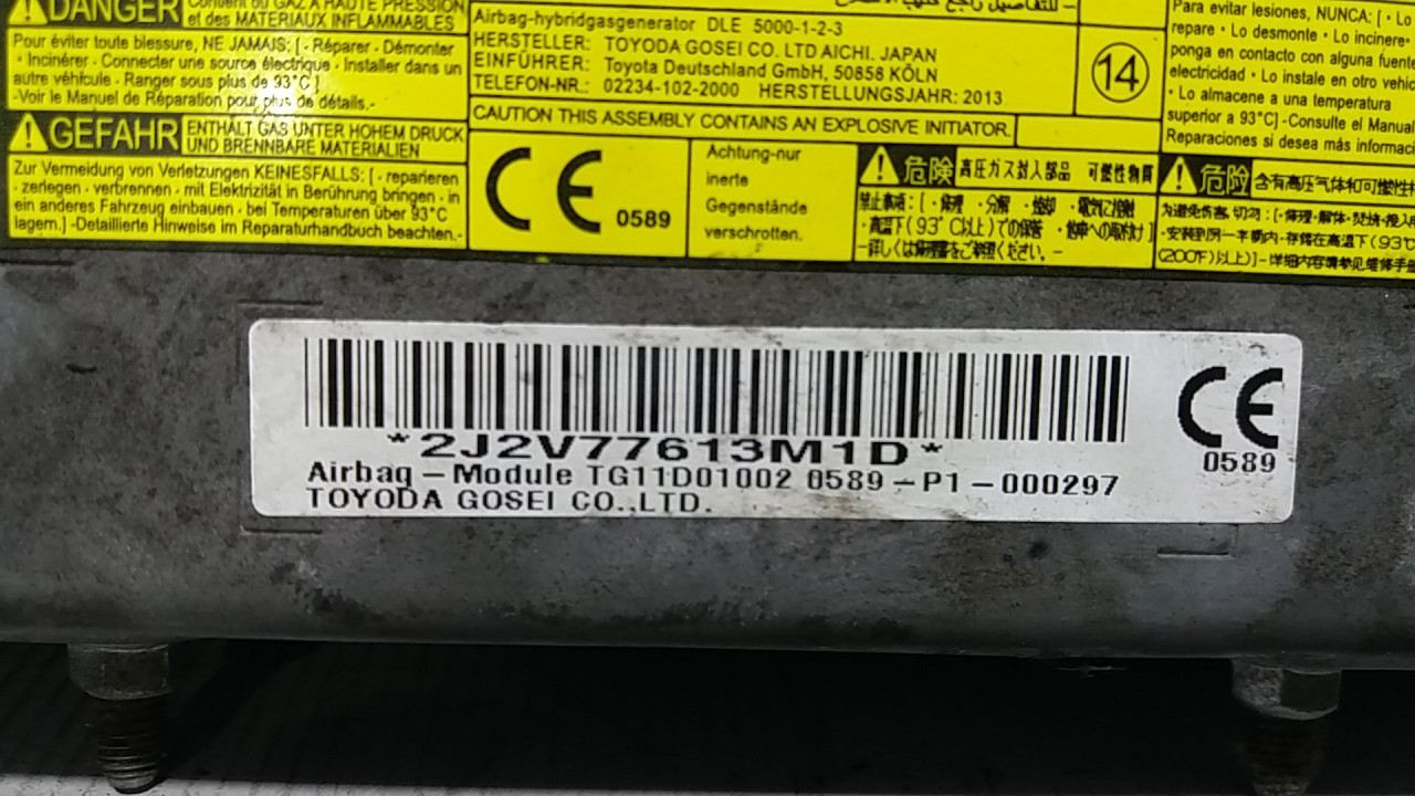AIRBAG NOGU TOYOTA AURIS > 13-15 TG11D01002