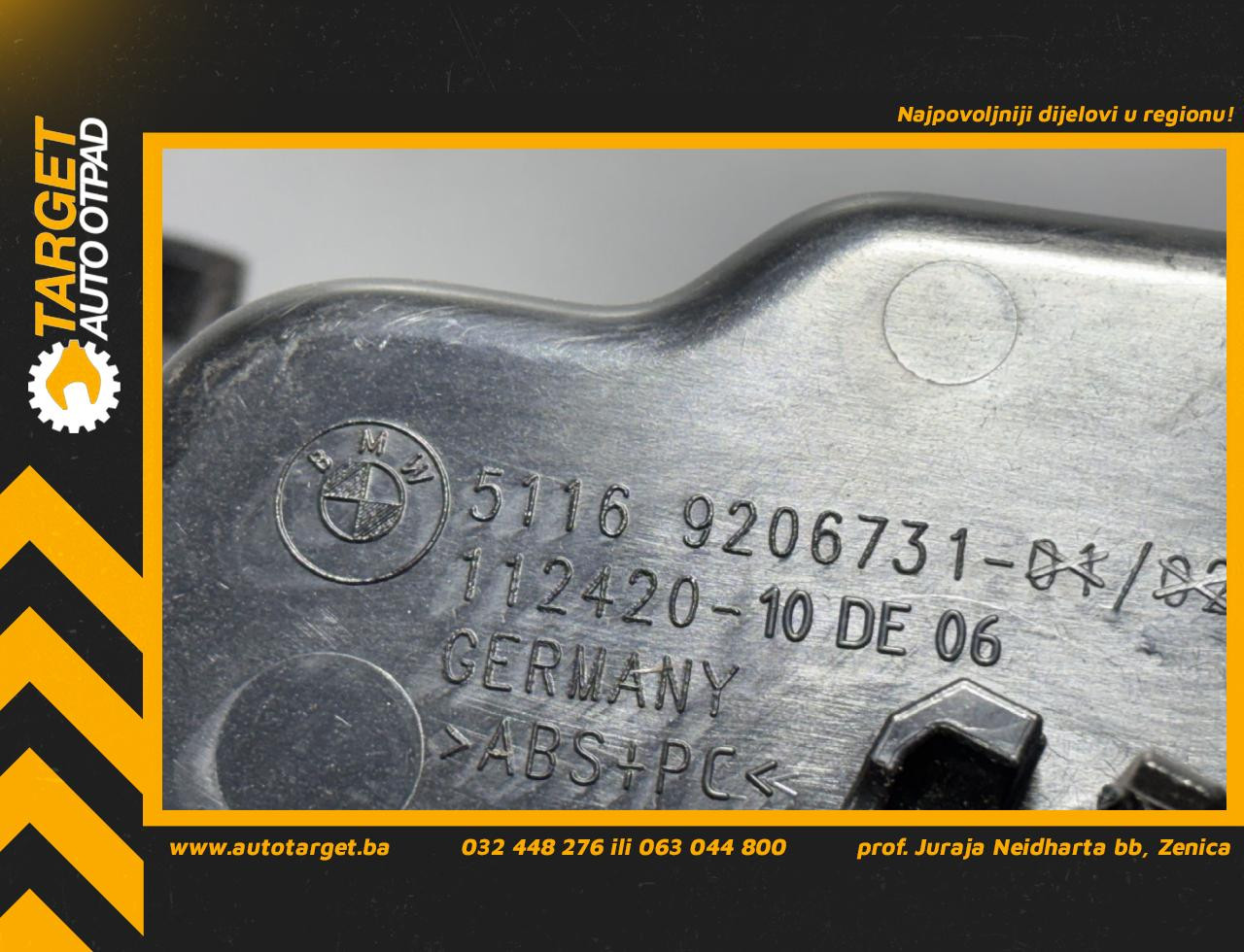DIJELOVI PLASTIKA BMW SERIJA 5 (F10/F11) > 10-13 2.0 9206731