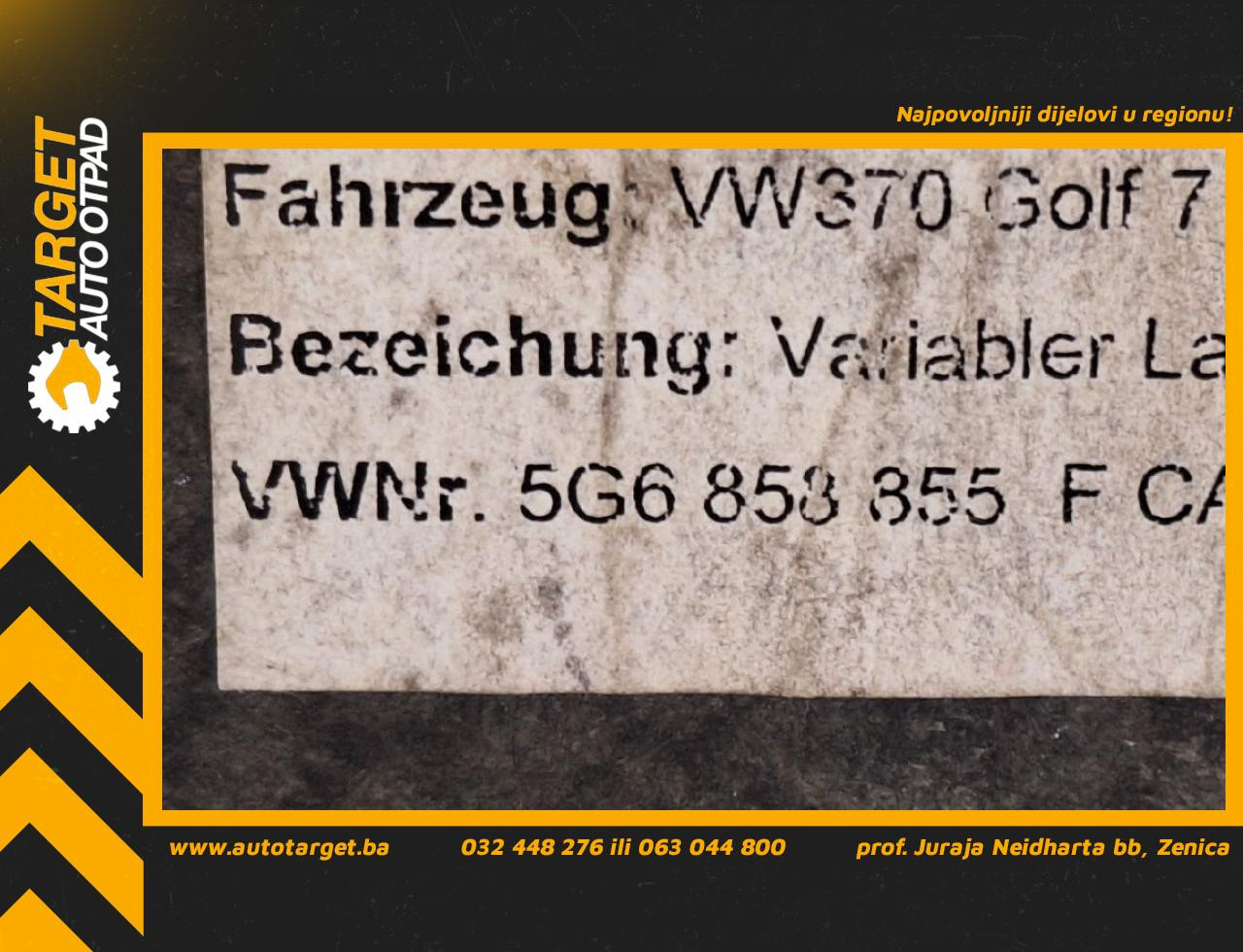 DIJELOVI PODNICA GEPEKA VW GOLF 7 > 12-16 1.6 5G6858855