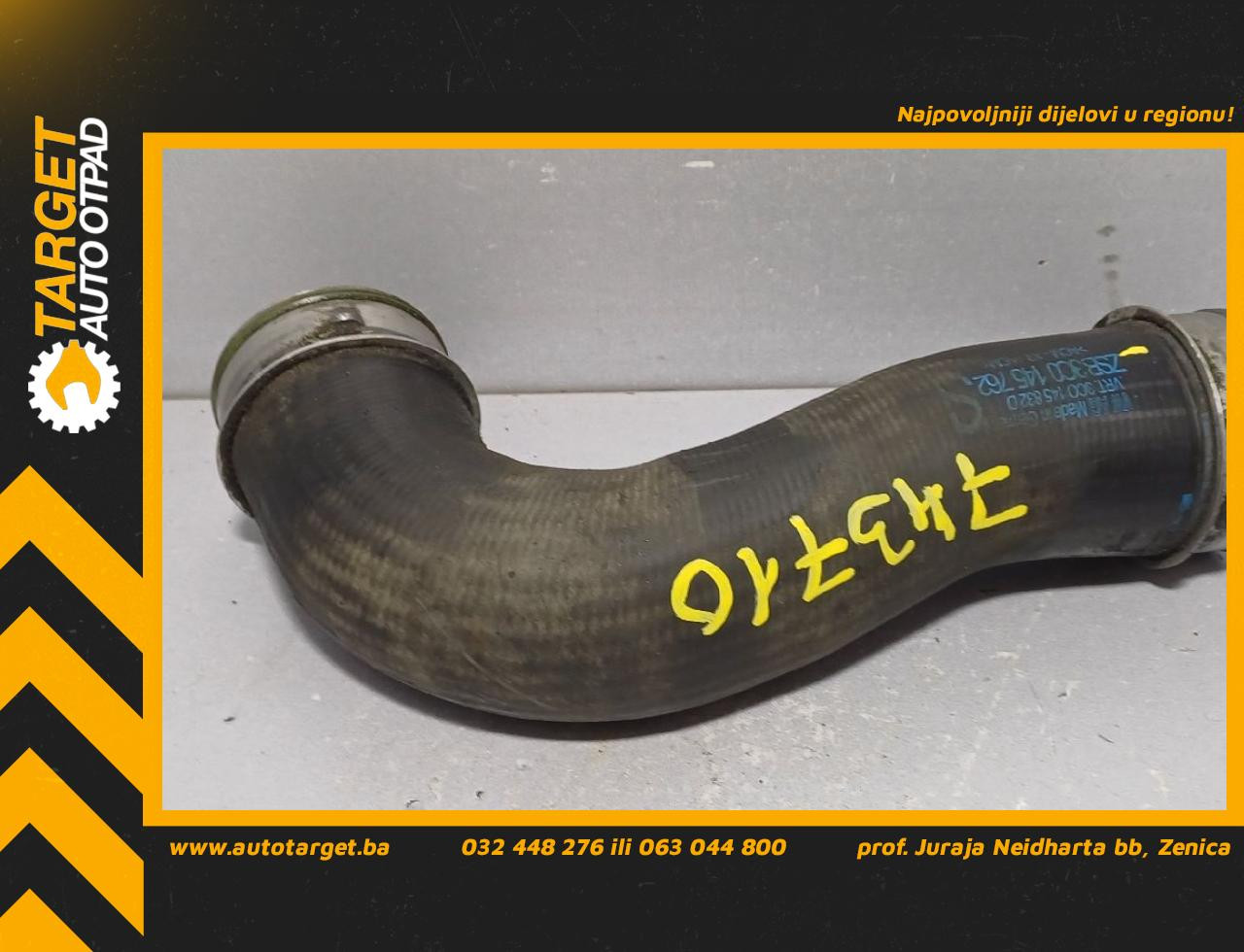 DIJELOVI CRIJEVO INTERKULERA VW PASSAT B6 > 05-10 3C0145762S