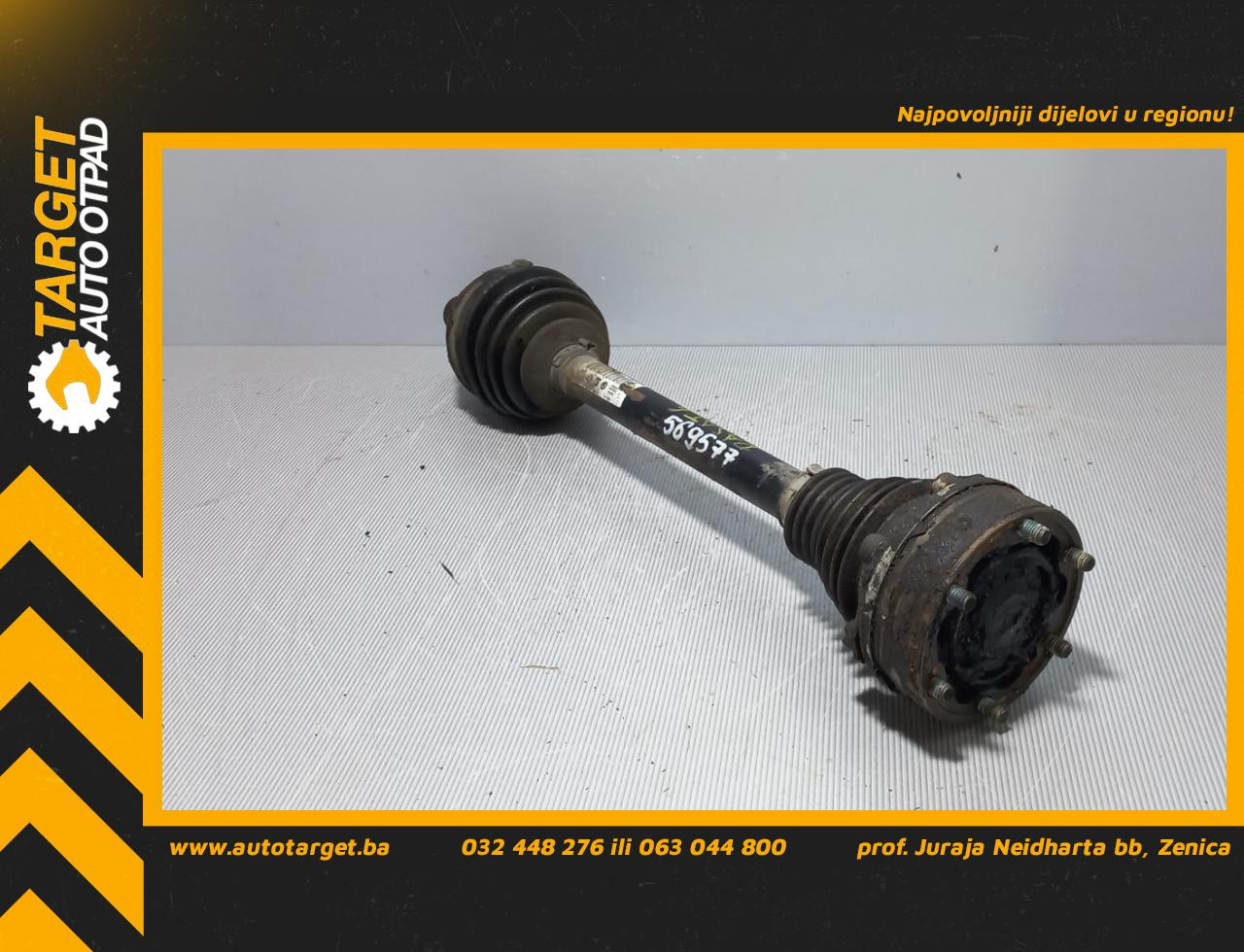 DIJELOVI POLUOSOVINA VW PASSAT B6 > 05-10 2.0 1K0407271DR