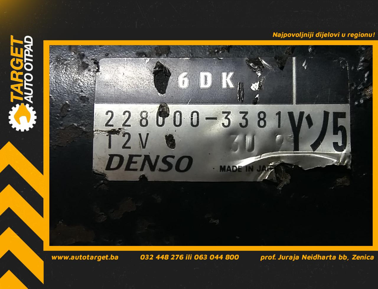 DIJELOVI ALNASER MAZDA 323F > 98-00 1.5 2280003381 2280003381