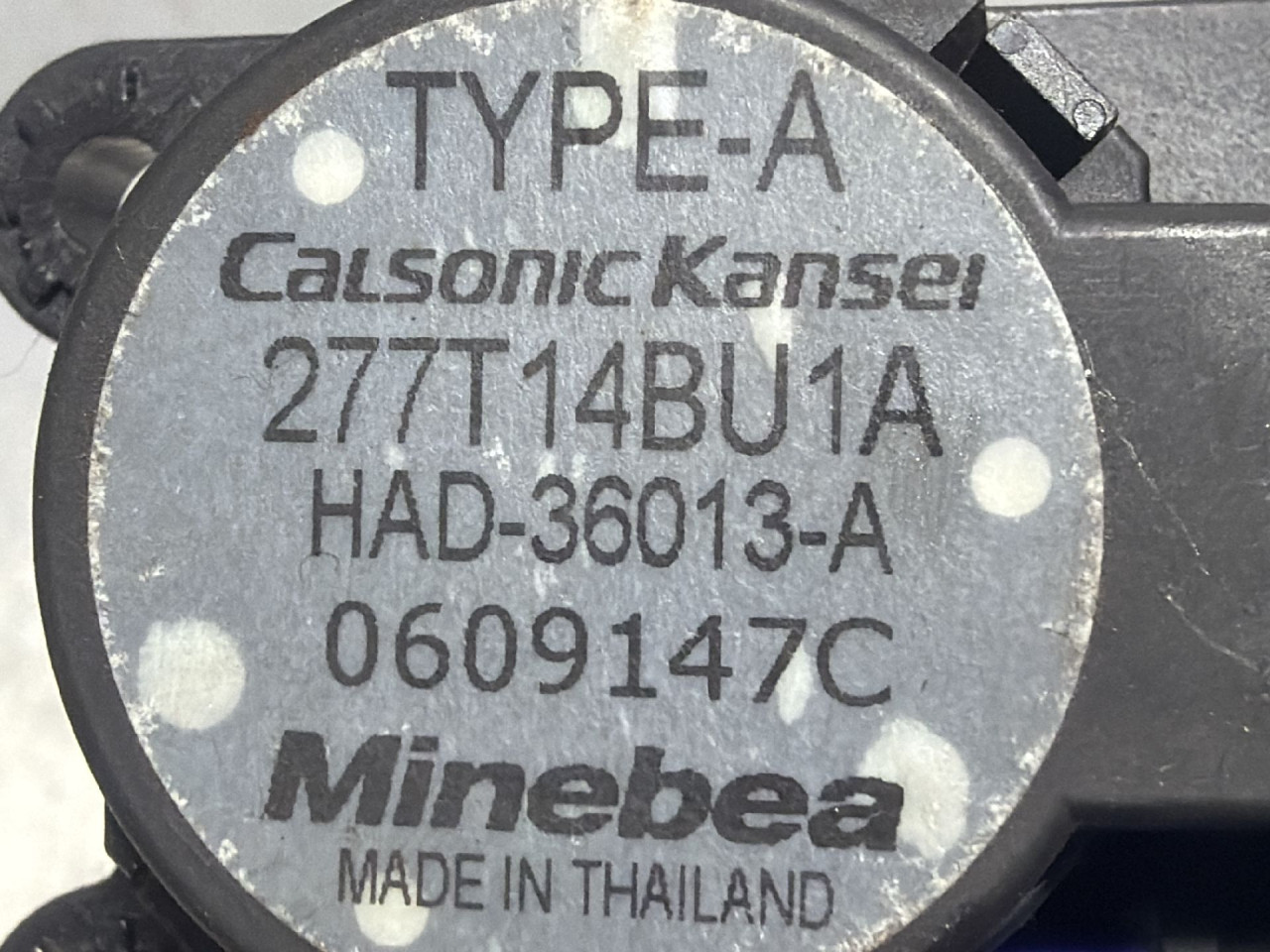 DIJELOVI MOTORIC KLAPNE NISSAN X-TRAIL > 14-17 277T14BU1A