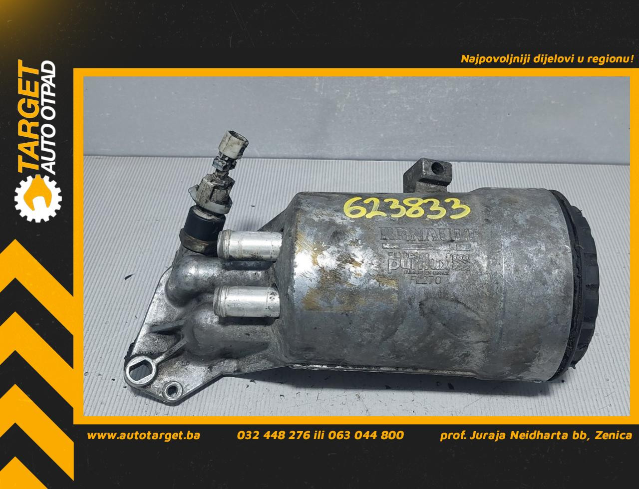 DIJELOVI KUCISTE FILTERA ULJA RENAULT MASTER > 04-09 2.5