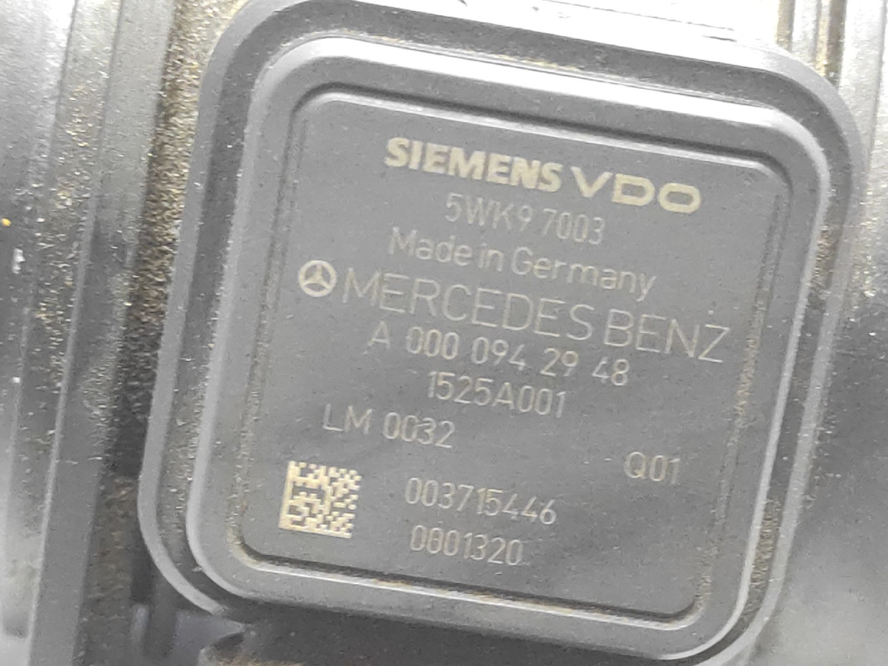 PROTOK ZRAKA MERCEDES A KLASA (W169) > 04-07 A0000942948