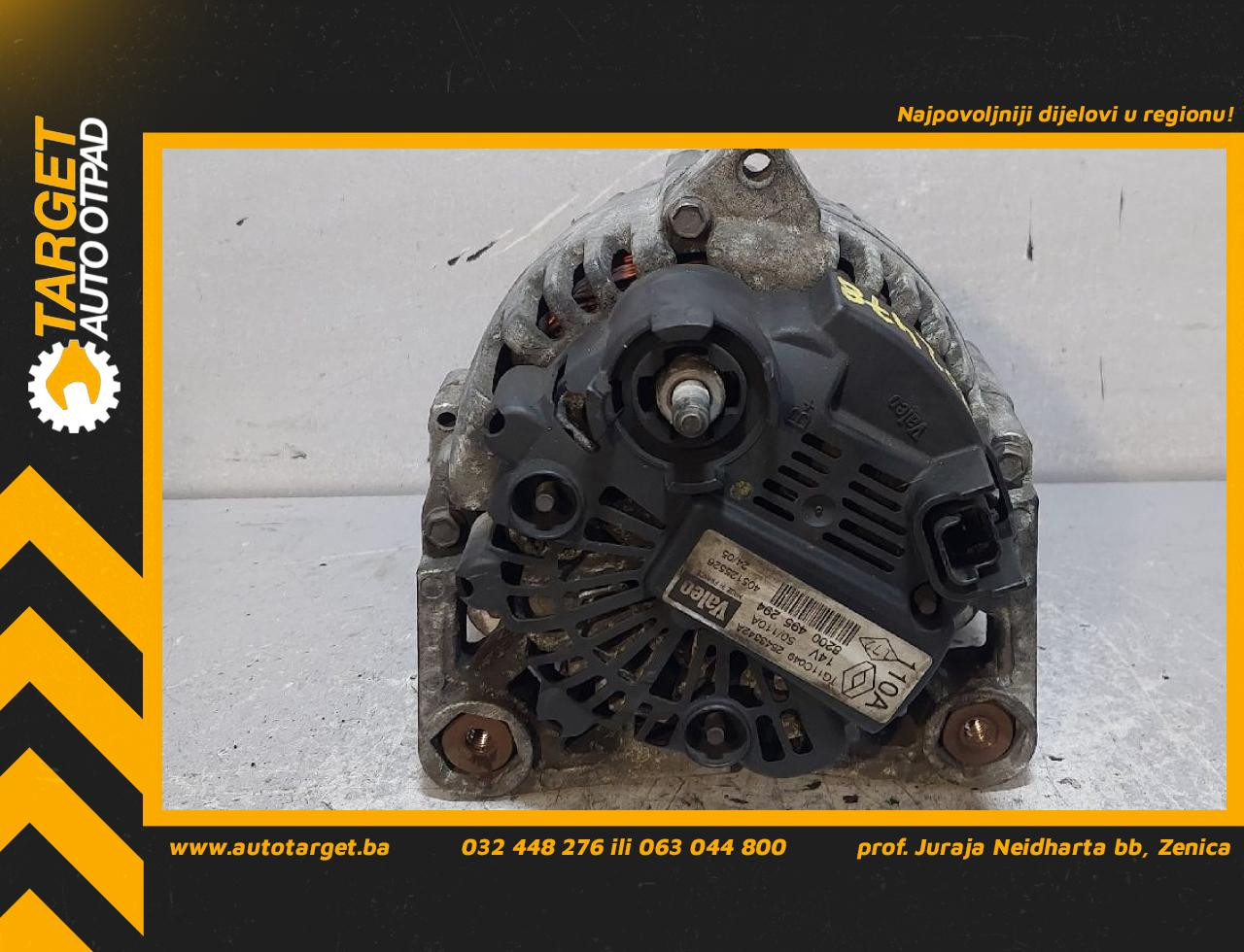 DIJELOVI ALTERNATOR RENAULT SCENIC > 03-06 1.9 8200495294